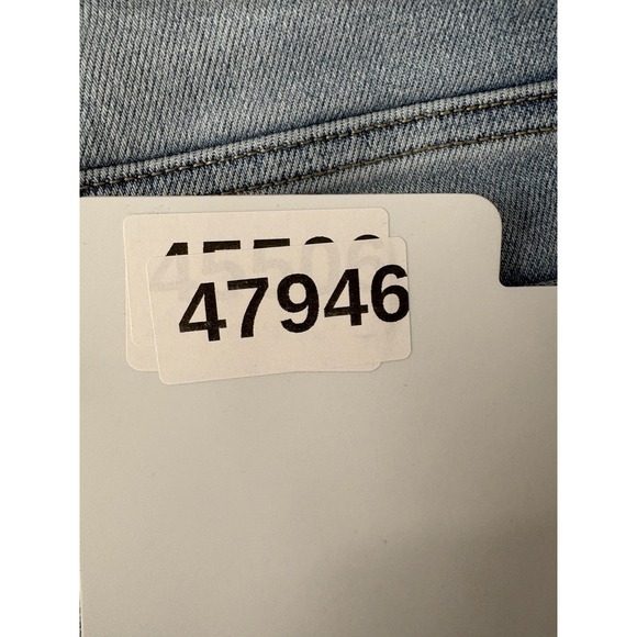 LuLaRoe With Love Straight Leg Jeans Womens 28 Ankle Raw Hem Stretch Denim Pants - Picture 13 of 13